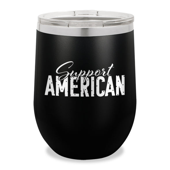 Support American Stemless Wine Cup