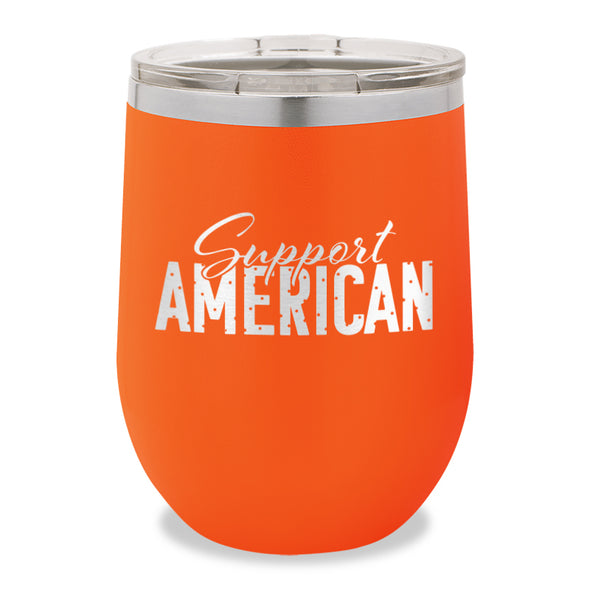 Support American Stemless Wine Cup