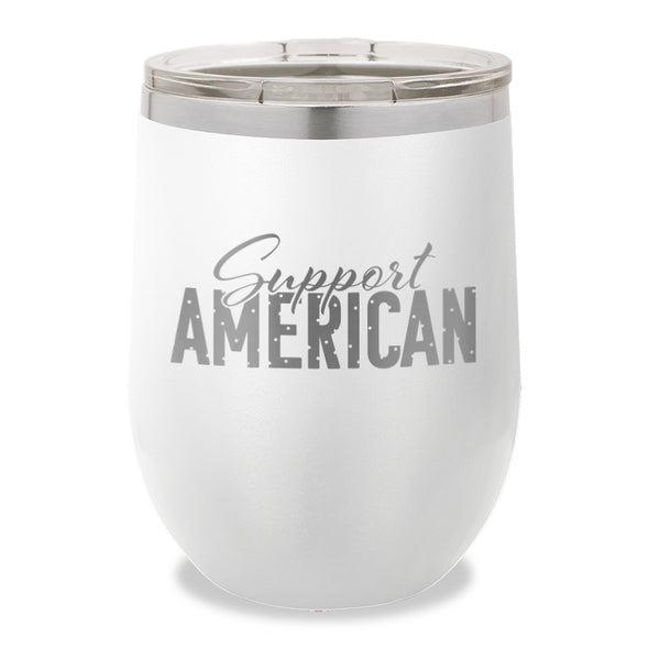 Support American Stemless Wine Cup