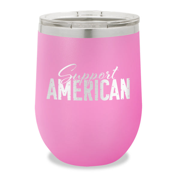 Support American Stemless Wine Cup