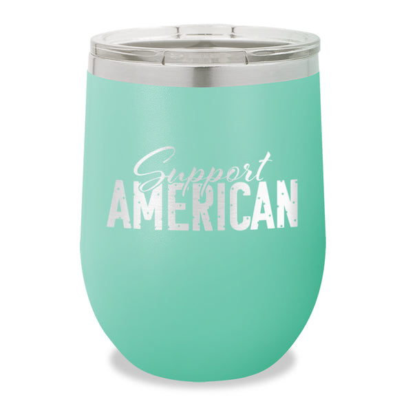 Support American Stemless Wine Cup