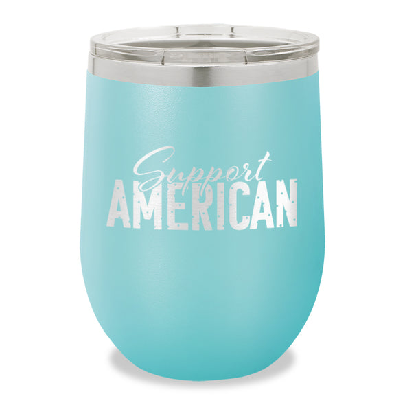 Support American Stemless Wine Cup