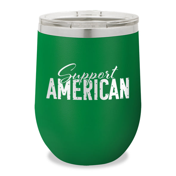 Support American Stemless Wine Cup