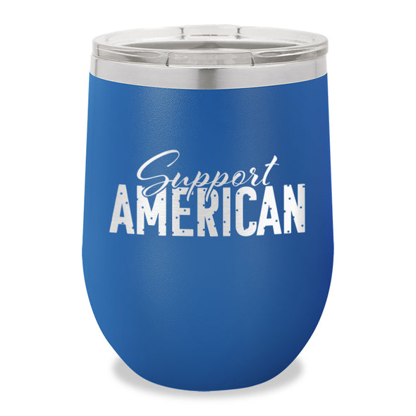 Support American Stemless Wine Cup