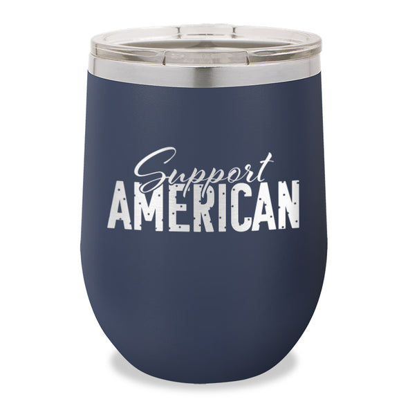 Support American Stemless Wine Cup